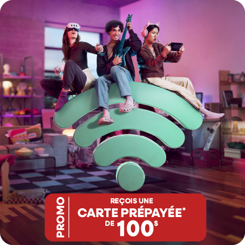 Carte prépayée de 100$